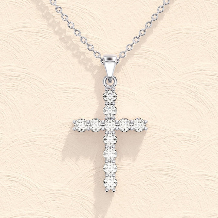 Moissanite 0.50 CT Round Diamond Necklace