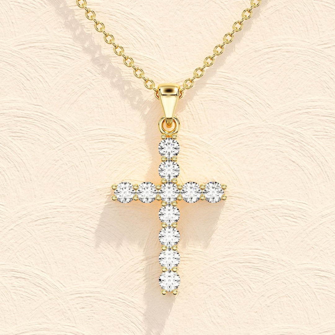 Moissanite 0.50 CT Round Diamond Necklace