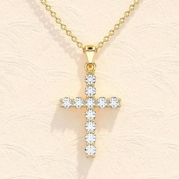 Moissanite 0.50 CT Round Diamond Necklace