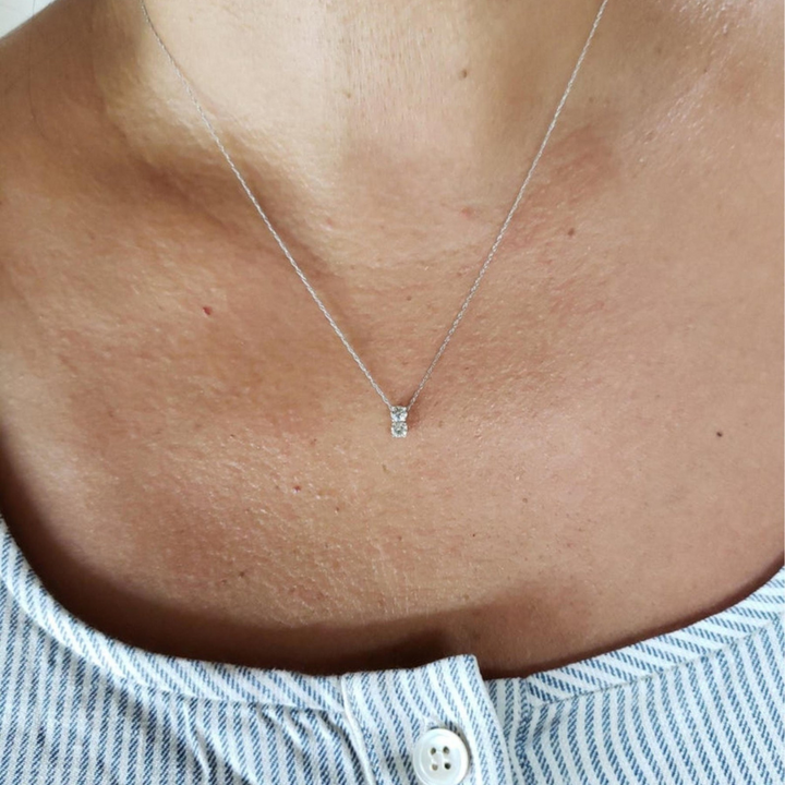 Moissanite 1.60 CT Round Diamond Necklace