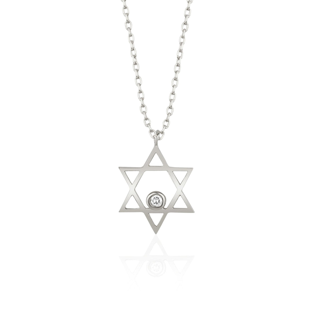 Moissanite 0.30 CT Round Diamond Necklace