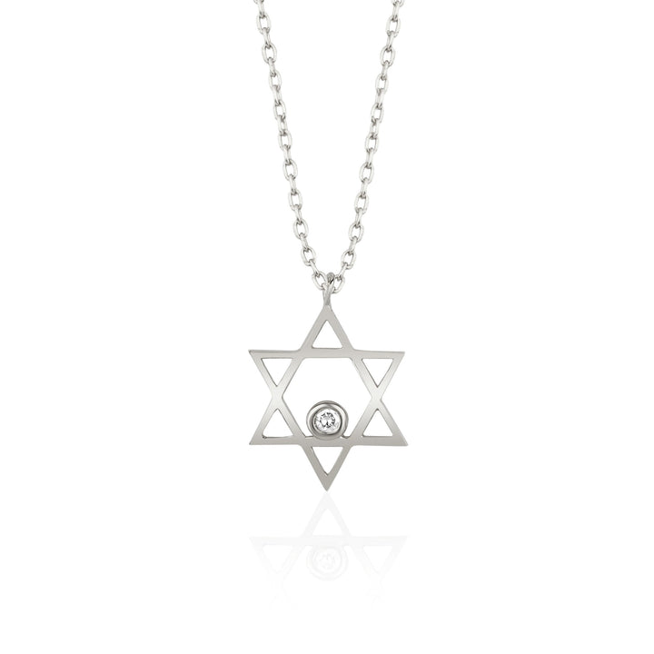 Moissanite 0.30 CT Round Diamond Necklace