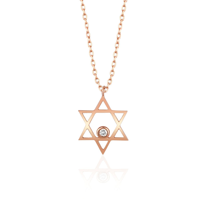 Moissanite 0.30 CT Round Diamond Necklace