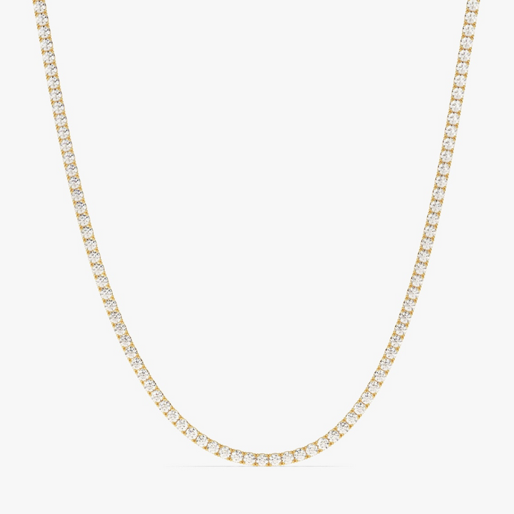 Moissanite 48.00 CT Round Diamond Necklace