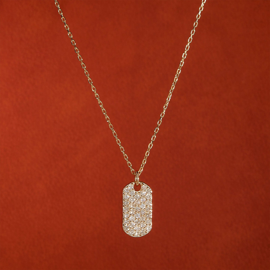 Moissanite 0.60 CT Round Diamond Art Deco Necklace