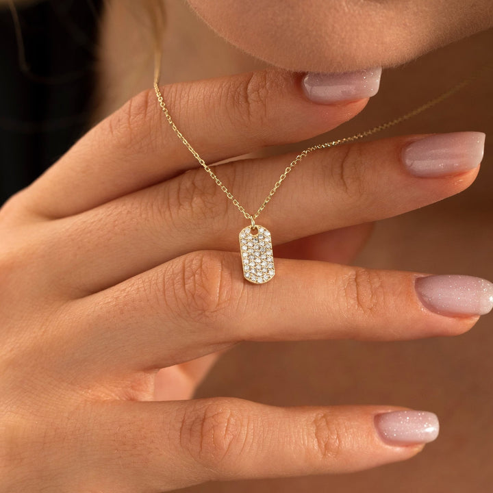 Moissanite 0.60 CT Round Diamond Art Deco Necklace