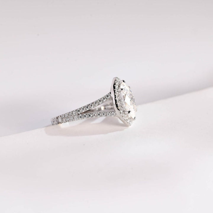 Moissanite 3.87 CT Marquise Cut Diamond Gothic Wedding Ring