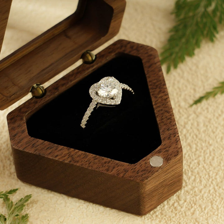 Moissanite 3.57 CT Round Cut Diamond Art Deco Engagement Ring