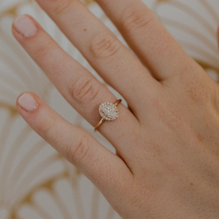 Moissanite 3.25 CT Oval Cut Diamond Victorian Engagement Ring
