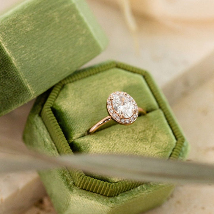 Moissanite 3.25 CT Oval Cut Diamond Victorian Engagement Ring