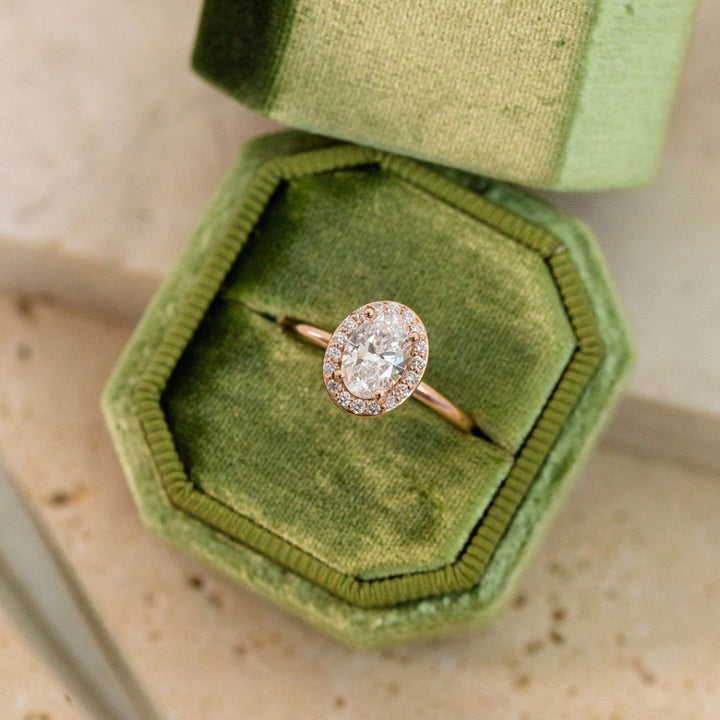 Moissanite 3.25 CT Oval Cut Diamond Victorian Engagement Ring