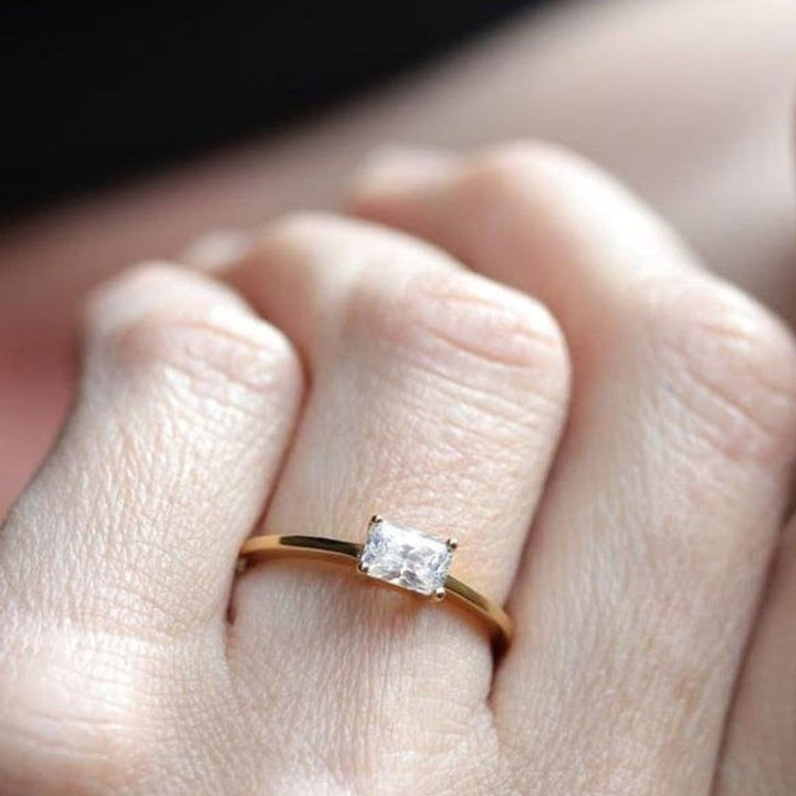 Moissanite 1.80 CT Radiant Cut Diamond Gothic Wedding Ring