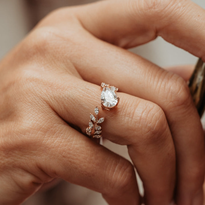 pear diamond ring