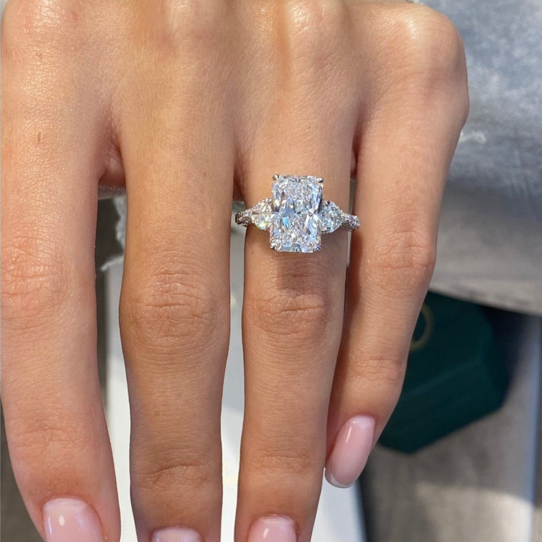 radiant diamond  ring