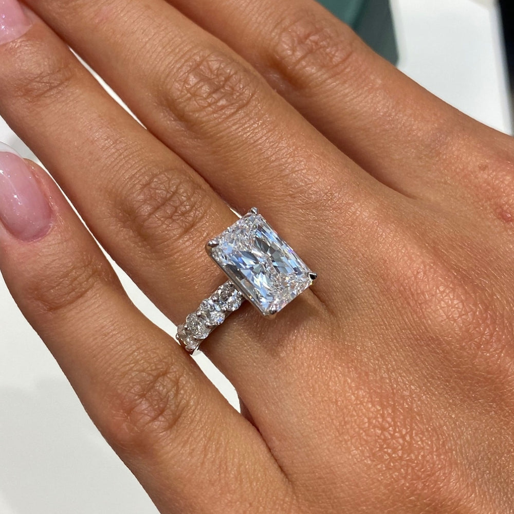 Radiant centre stone ring
