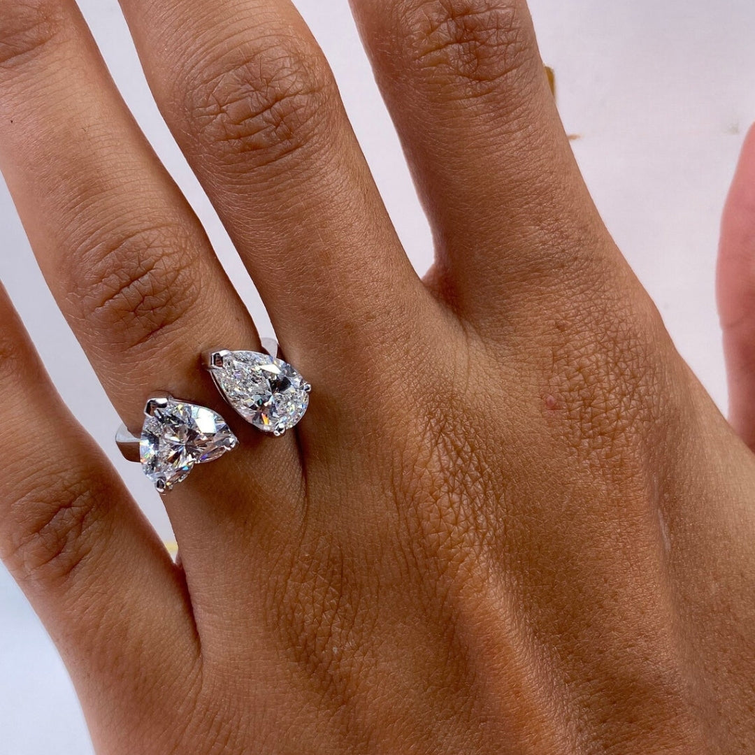 Two stone ring