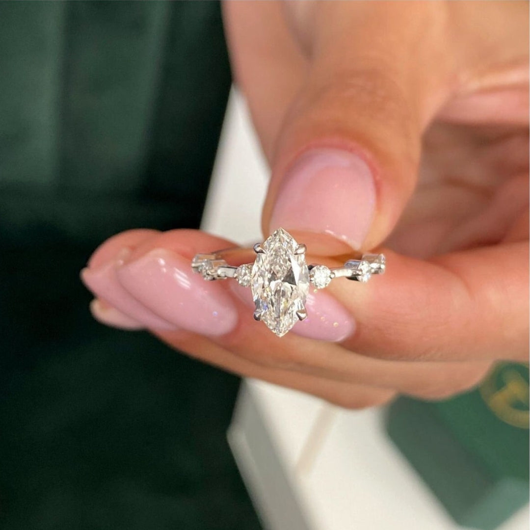 Marquise diamond ring
