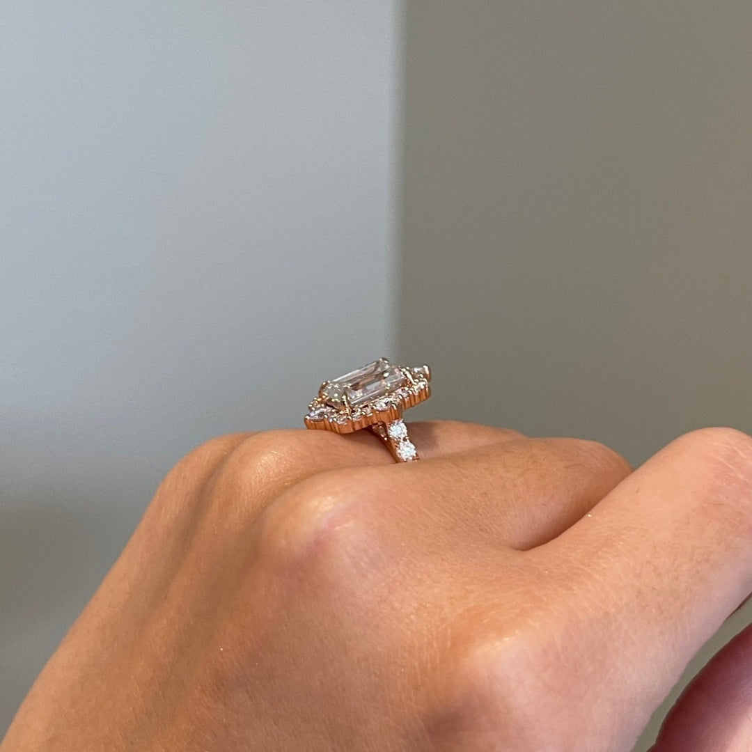 Emerald ring for women