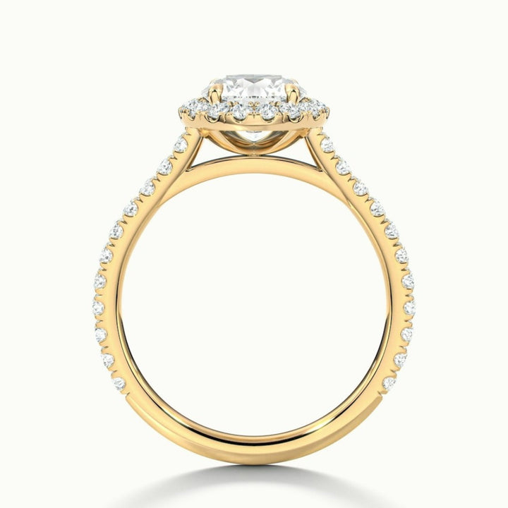 Lab Grown 2.21 CT Round Cut Diamond Minimalist Anniversary Ring