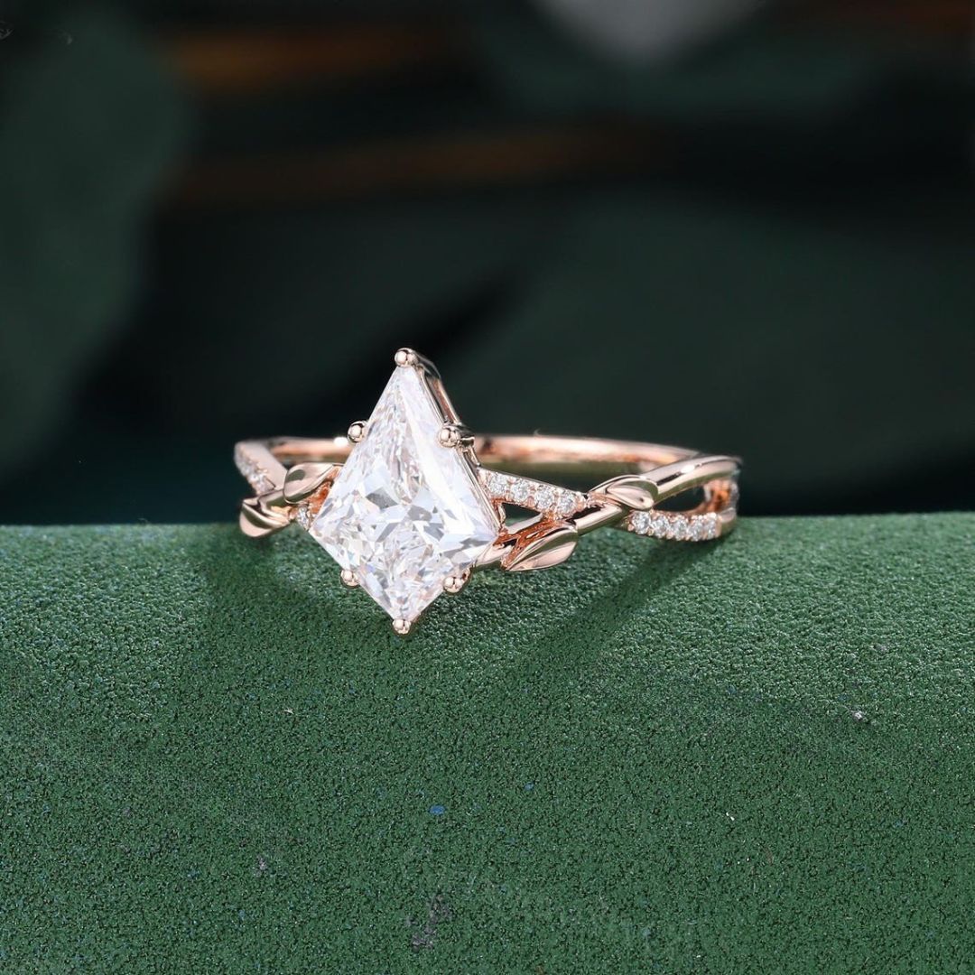 Kite cut ring
