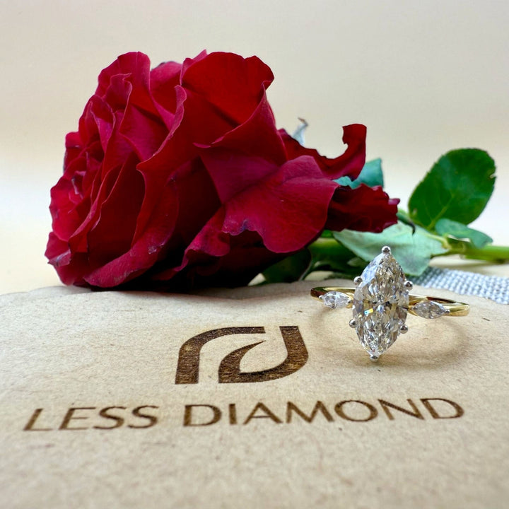 Marquise engagement ring