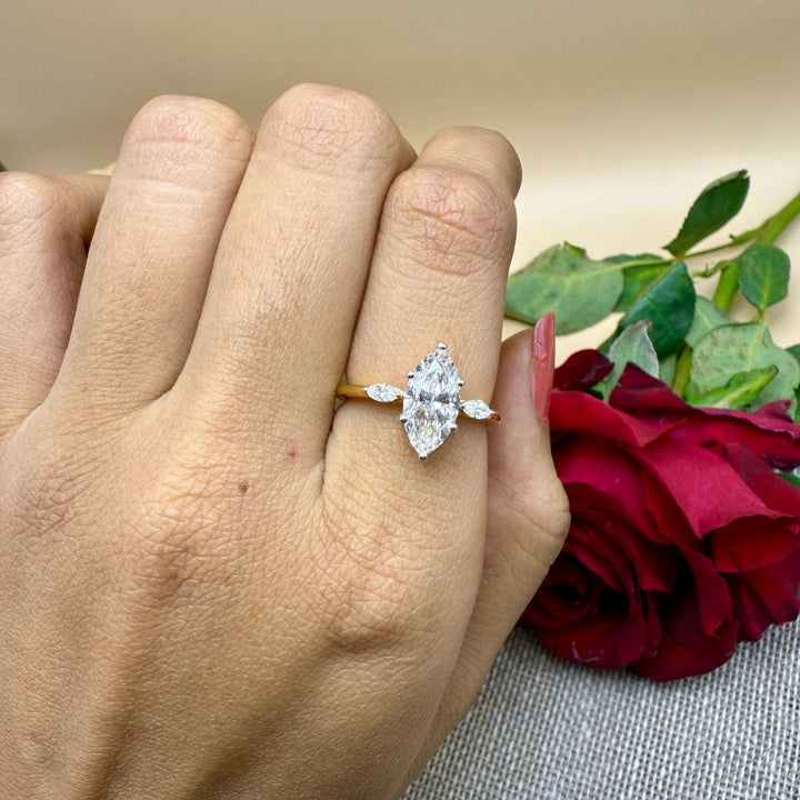 Marquise diamond ring