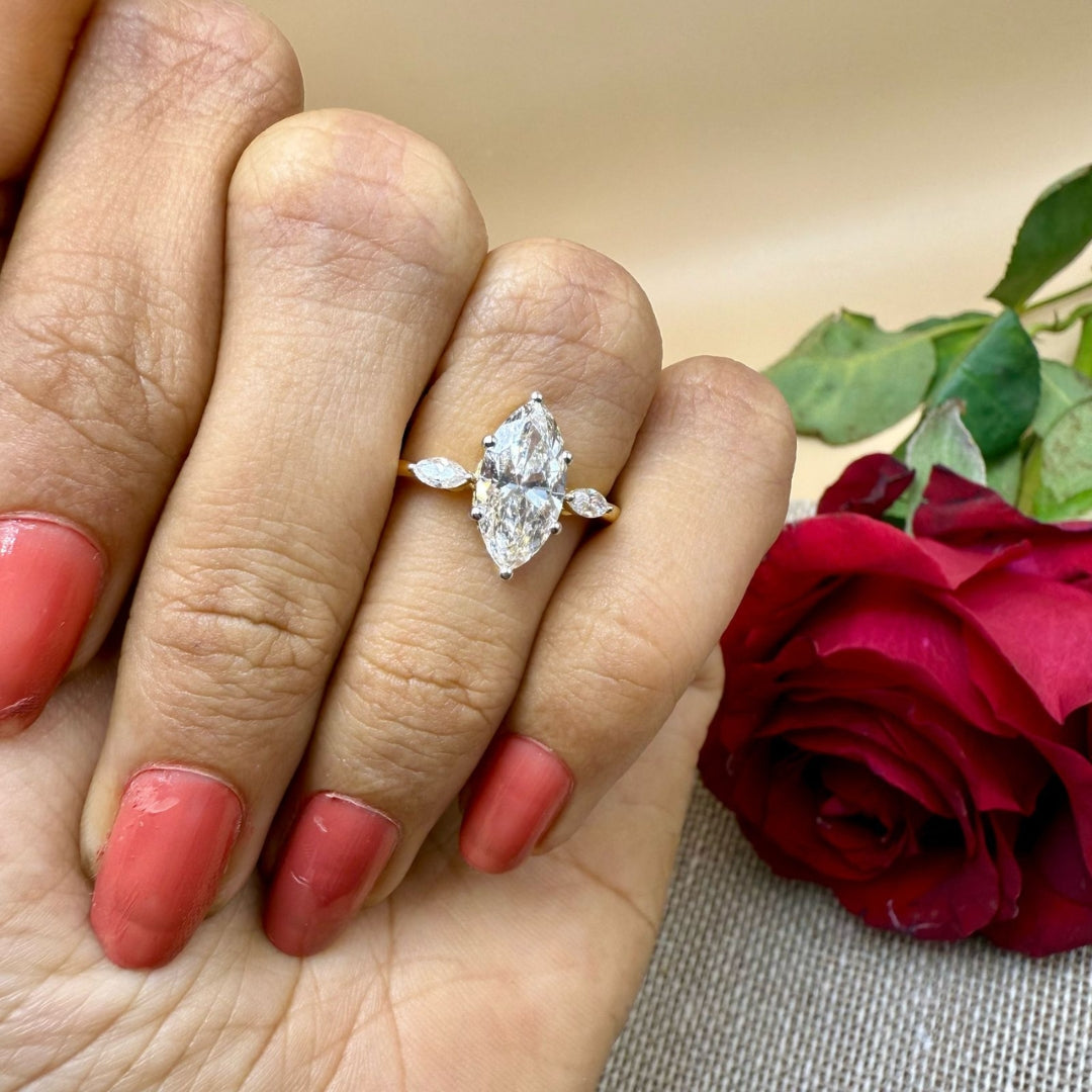 Marquise diamond ring