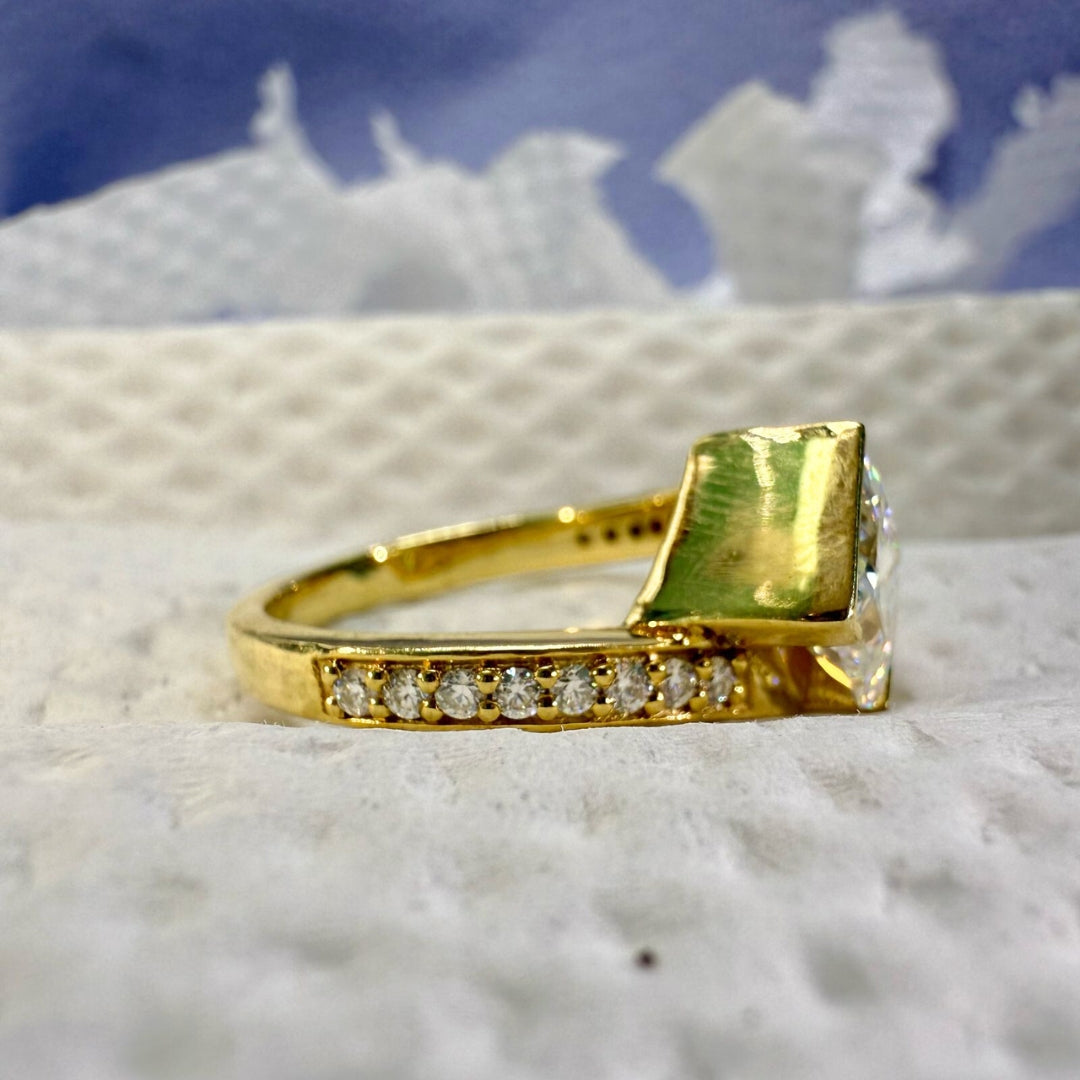 Princess diamond ring for women