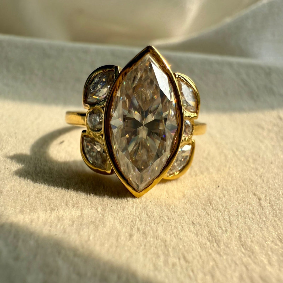 Marquise diamond ring