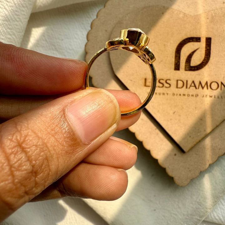 Marquise  gold ring