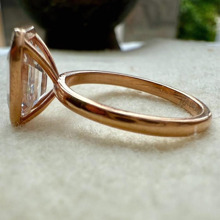 White emerald ring