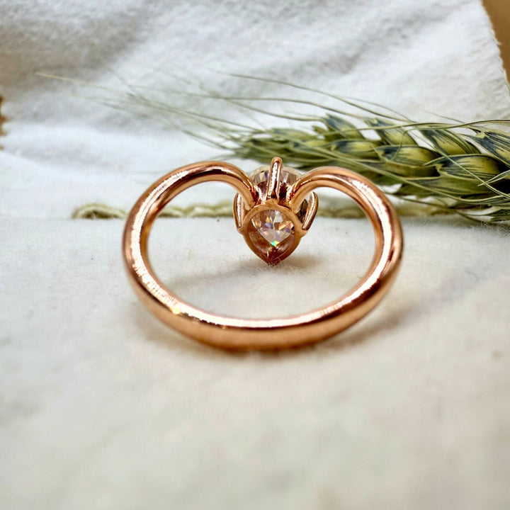 Rose gold ring