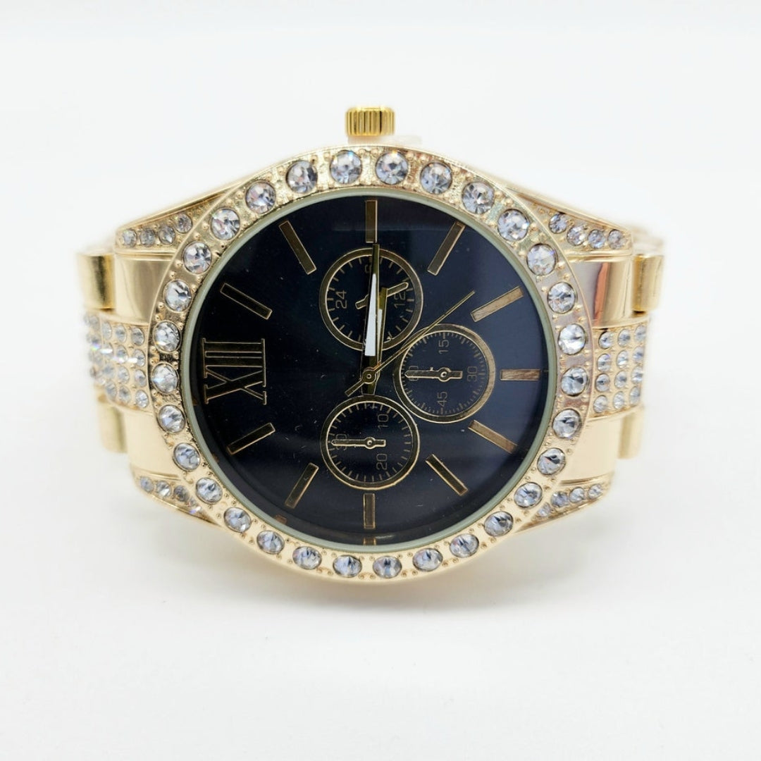 Moissanite 68.55 CT Round Cut Diamond Avant Garde Watch