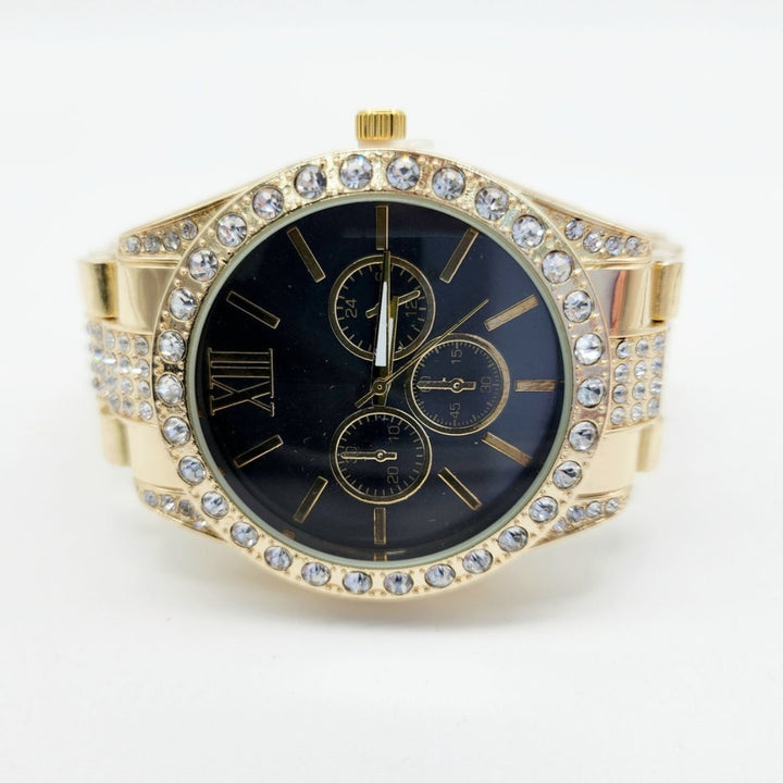 Moissanite 68.55 CT Round Cut Diamond Avant Garde Watch
