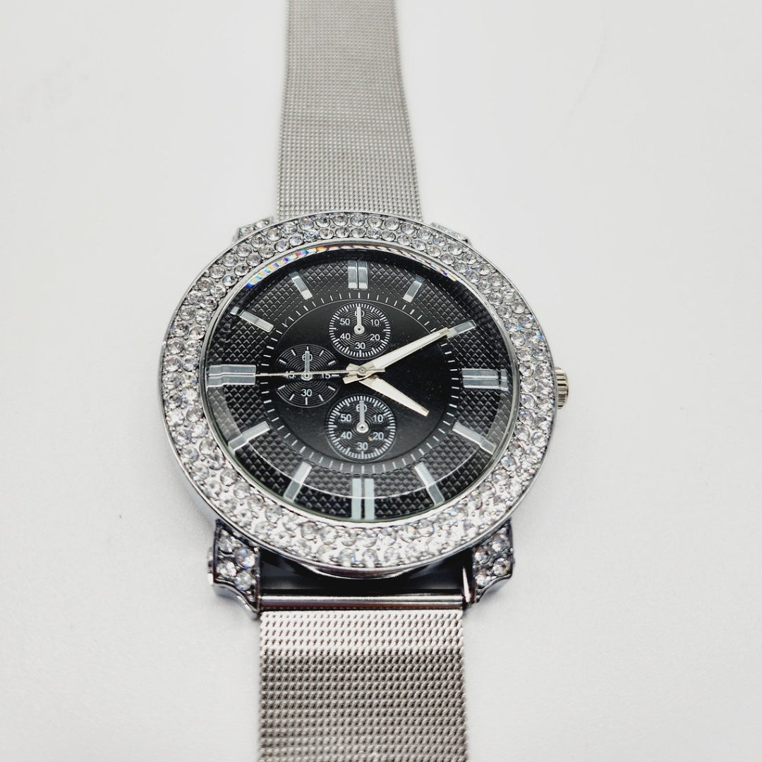 Moissanite 29.78 CT Round Cut Diamond Boho & Hippie Watch