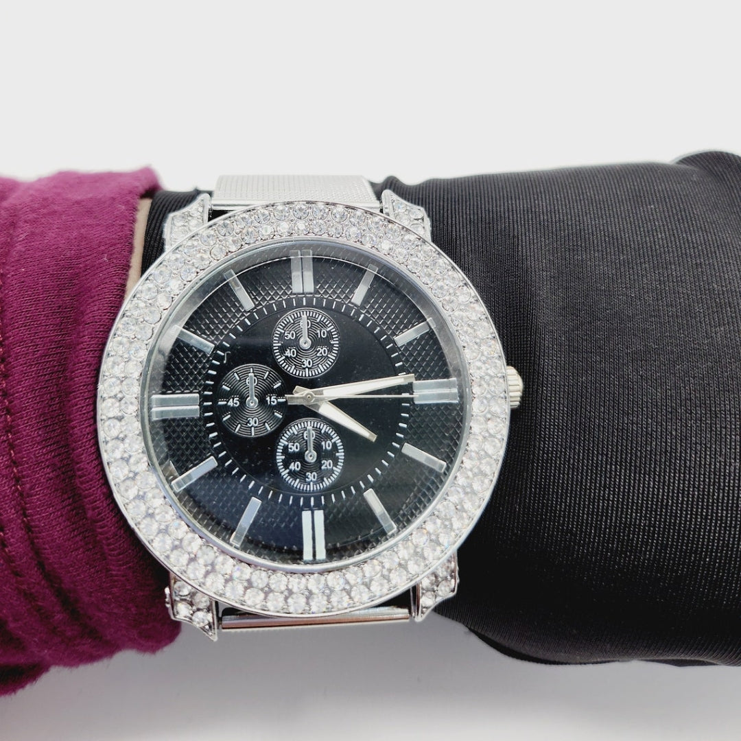 Moissanite 29.78 CT Round Cut Diamond Boho & Hippie Watch