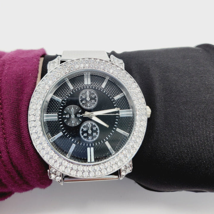 Moissanite 29.78 CT Round Cut Diamond Boho & Hippie Watch