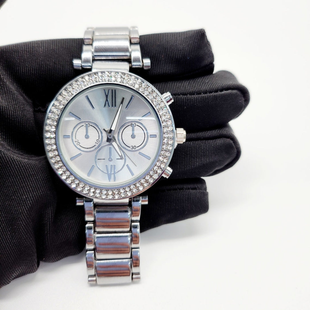 Moissanite 27.48 CT Round Cut Diamond Minimalist Watch