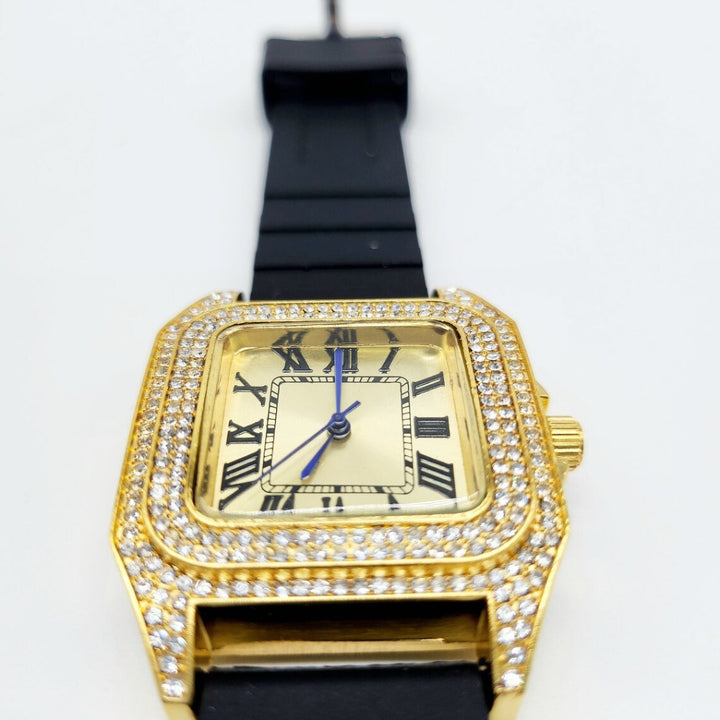 Moissanite 28.94 CT Round Cut Diamond Victorian Watch