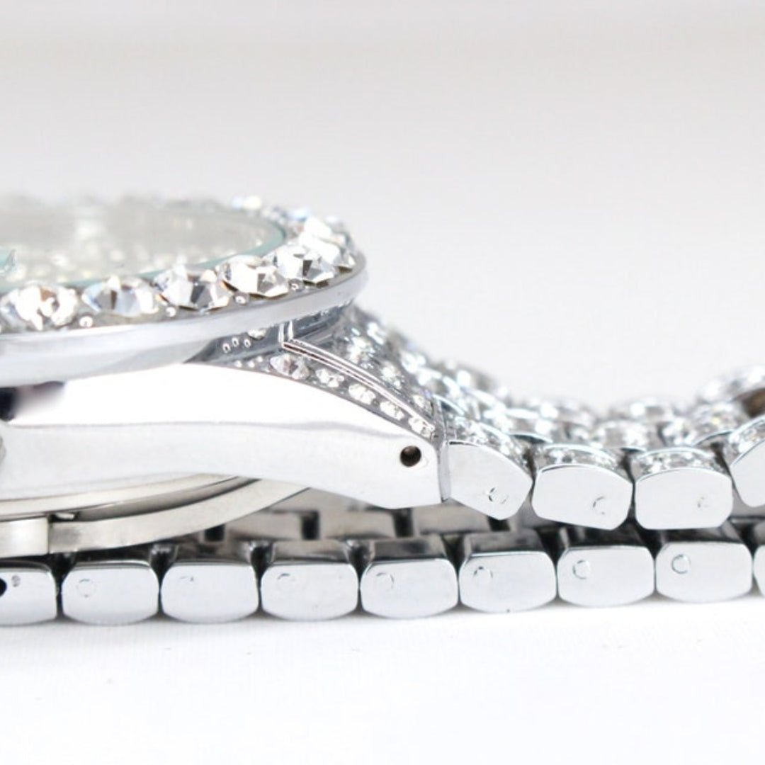 Moissanite 42.31 CT Round Cut Diamond Art Deco Watch