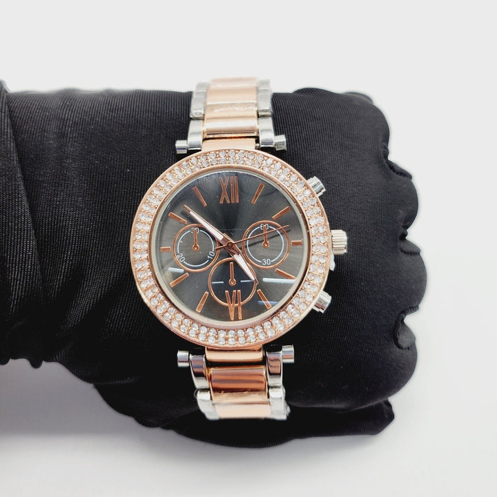 Moissanite 11.24 CT Round Cut Diamond Edwardian Watch