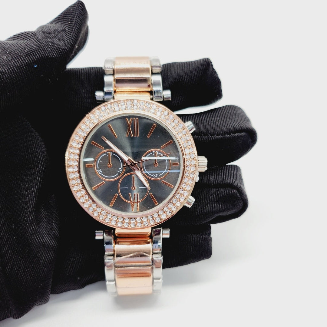 Moissanite 11.24 CT Round Cut Diamond Edwardian Watch