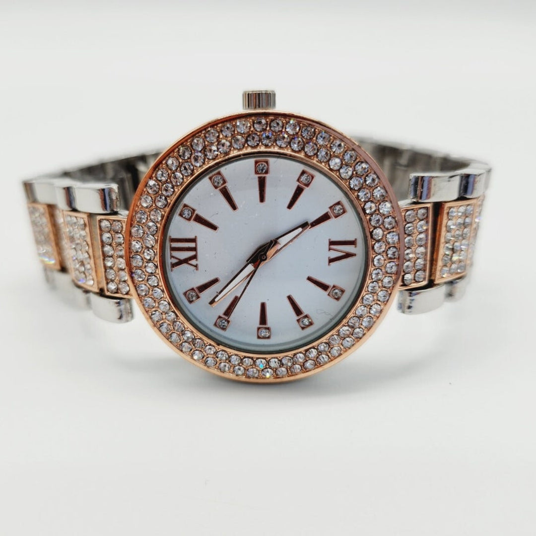 Moissanite 36.84 CT Round Cut Diamond Minimalist Watch