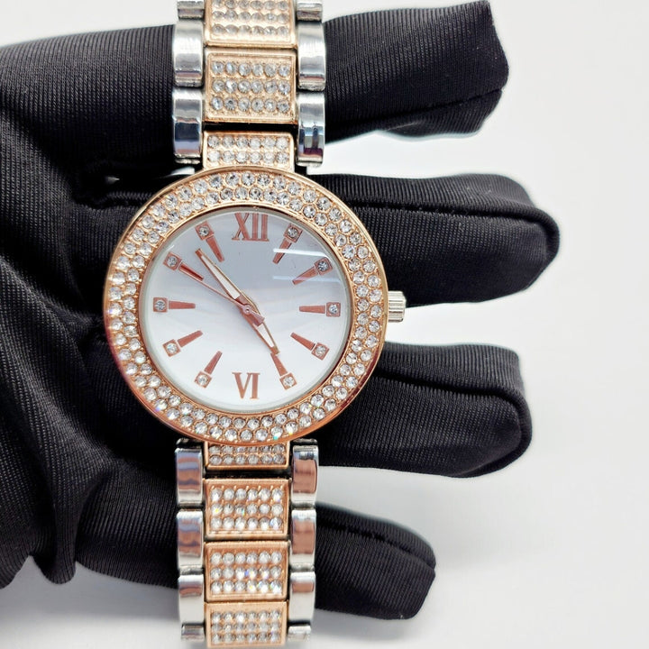 Moissanite 36.84 CT Round Cut Diamond Minimalist Watch