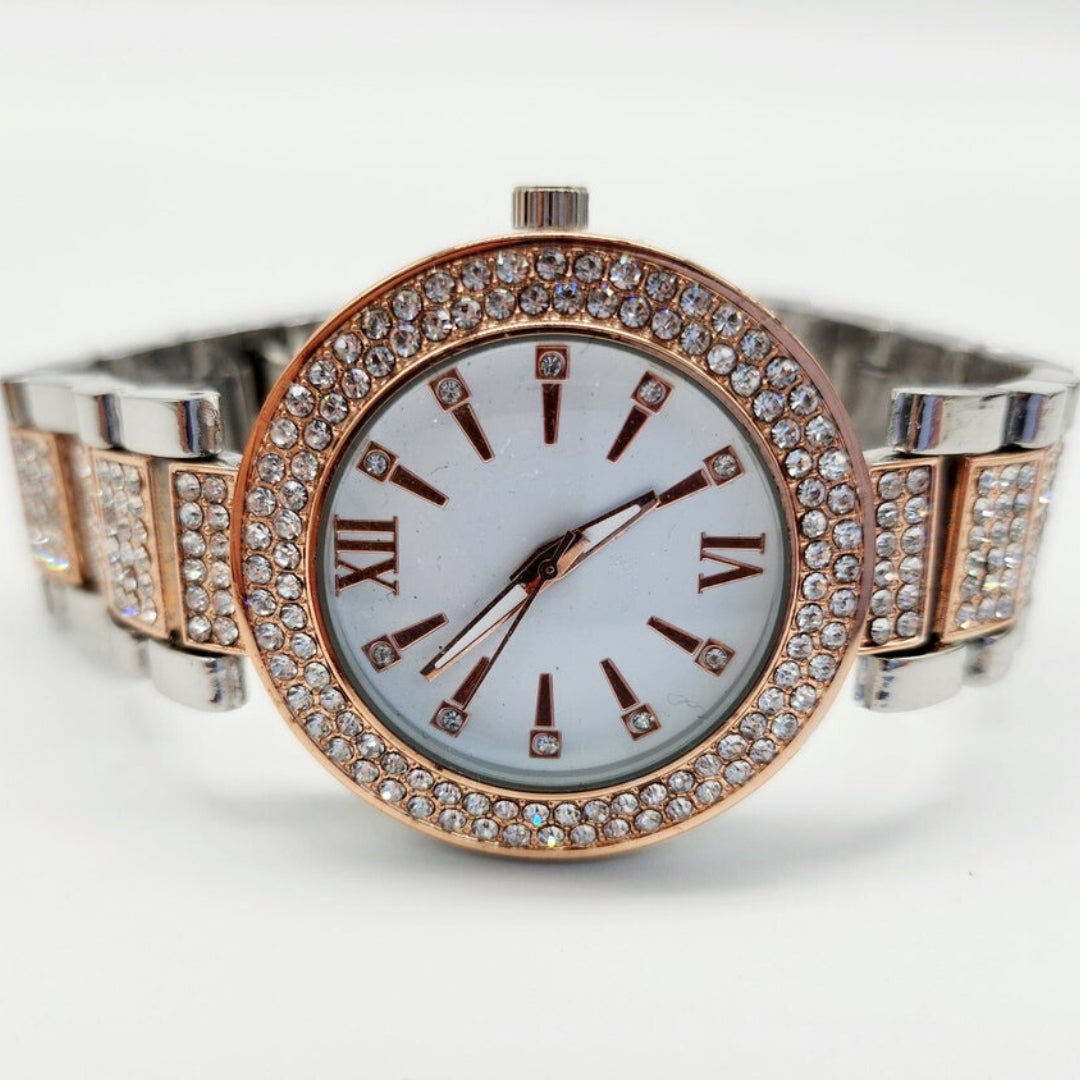 Moissanite 36.84 CT Round Cut Diamond Minimalist Watch