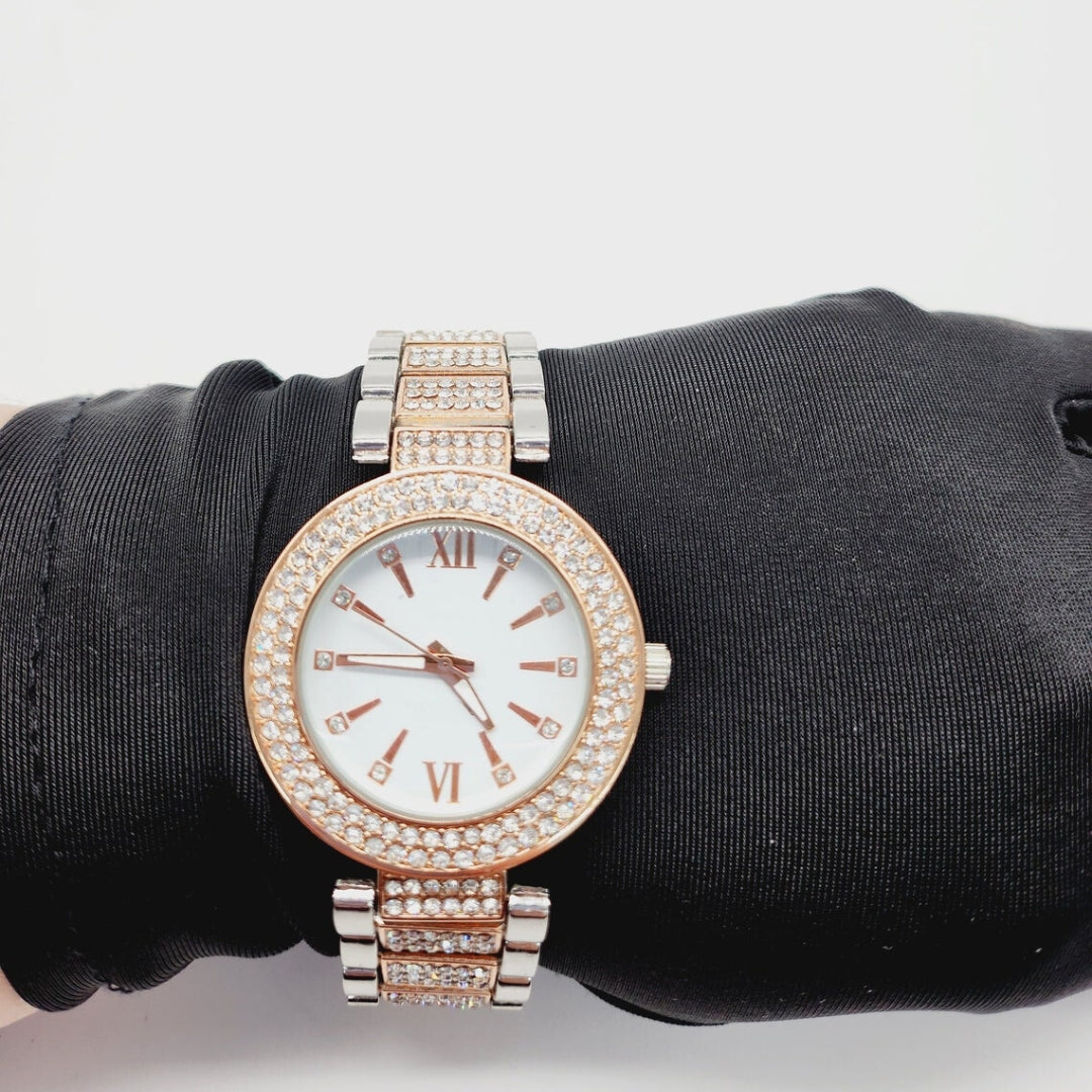 Moissanite 36.84 CT Round Cut Diamond Minimalist Watch