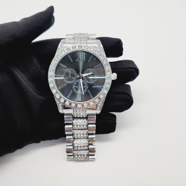 Moissanite 34.64 CT Round Cut Diamond Celtic Watch