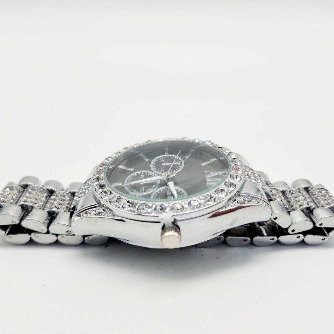 Moissanite 34.64 CT Round Cut Diamond Celtic Watch