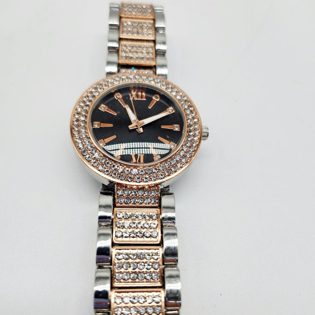 Moissanite 39.18 CT Round Cut Diamond Art Nouveau Watch