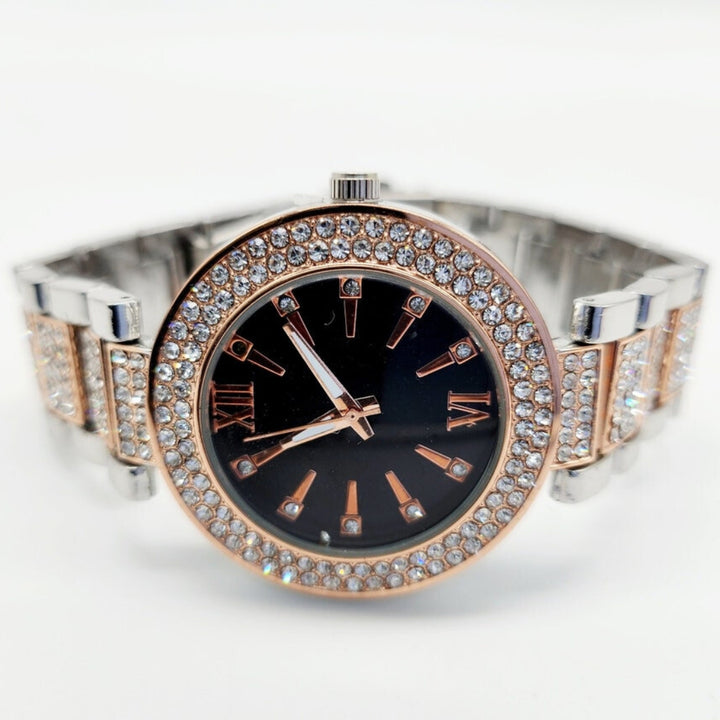 Moissanite 39.18 CT Round Cut Diamond Art Nouveau Watch